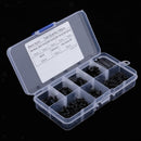 180Pcs Black M3 Nylon Male-Female Hex Spacers Screw Nut Assortment Kit