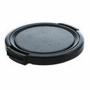 Camera Plastic Side Pinch Clip On Front Lens Cap Protective Cover Black 49m G1U5