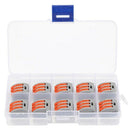 222-413(Pct213)10Pcs/Box Gray Mini Fast Connector Push-In Conductor,Wire Co