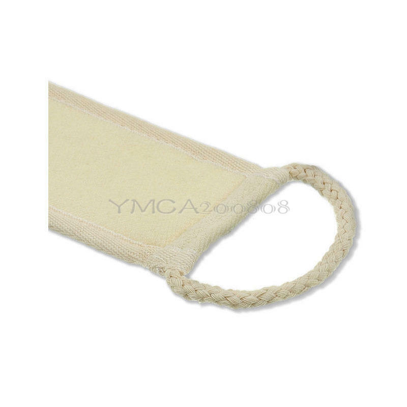 Exfoliating Body Back Strap Brush Shower Sponge Spa Scrub Bath Scrubber