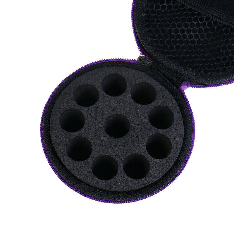 10 Bottles 1-2ml Essential Oil Case Storage Bag Oil Travel Portable CarryB Bj