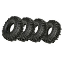 Durable 4 Pieces Rubber Off-Road Car Tyres for 1/10 Axial SCX10 CC01 RC4WD D110