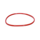 O-ring seal, oil seal, silicone, 50 x 2.5 mm, brick red, 10 pieces Y7D1