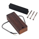 Sealed Pickup Rosewood Cover with Screws for Bass Guitar Replacement Parts
