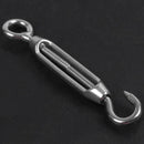 304 Stainless Steel Wire Hook Eye Turn Buckle, 3.8-5.1-Inch