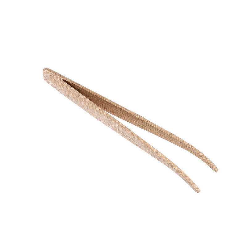 Eco-Friendly Bamboo Tool Angled Reptile Terrarium Feeding Tweezers JR