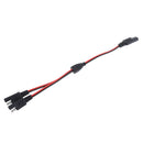 Premium 18AWG Hot Solar Battery SAE Plug 1 to 2 Harness DIY Extension Lines