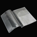 2 x Fashion Transparent Passport Holder Cover Case Travel Wallet Protector  Z4I5
