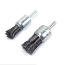 4pcs Knot Wire End Brush, Steel Support, 25mm, Metal Surface Grinding Dusting,
