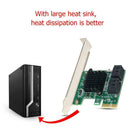 4Port 6G PCI-E to SATA3.0 Expansion Adapter Card SSD IPFS Mining Controller Card