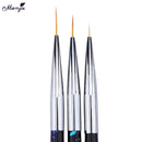 3pcs Nylon Fiber Hair Artist Paint Brush Thin Hook Line Drawing Pen Artist Pen