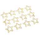 12 Pcs Cute Bookmarks Paper Clips Star Design Funny Office Supplies 2.6x2.3CM