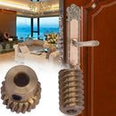 2Pcs 0.5 Modulus Small Reduction Ratio Of 1:10 Motor Output Copper Worm Whe