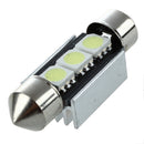 10X 36mm CANBUS Error Free 3 LED 5050 SMD 6418 C5W License Plate Dome Light