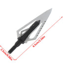 100 Grain Arrowhead Tip Point Telflon Surface Treatment Broadhead Arrow B JR