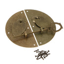 Chinese Ancient Door Knocking Pull Lock Latch Cabinet Furniture with Screws