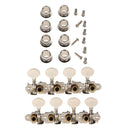 4 Right 4 Left Knobs Tuners Machine Heads Pegs