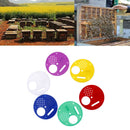 6pcs Hive Door Beekeeping Beekeeper Box Plastic Entrance Disc Bee Nest Gate  BX