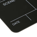 Acrylic Plastic 30x25 cm/11.8x9.8 inch Director's Film Clapboard Cut Action