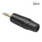3.5mm Jack Plug Stereo Audio Adapter Headphone Soldering Connector (5pcs) A
