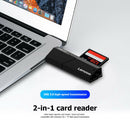 Lenovo D204 5Gbps USB 3.0 Memory Card Reader 2 in 1 SD TF Portable Adapter
