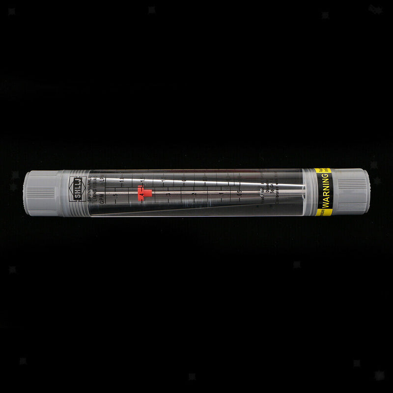 0.05-0.5GPM Plexiglass Pipe Water Liquid Flow Meter Tool Flowmeter Instrument