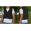 Multi Pocket Photography Hunting Fishing Vest Jacket Waistcoat  Fabric Black L