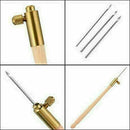Tambour Hook with 3 Needles 70 100-120 Embroidery Beading Crochet Nice Tool M2M6