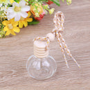 1PC 14ml car hanging empty perfume glass bottle pendant auto home ornamen`3C