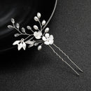 Bride Hairpins Wedding Luxury Decoration Headwear Jewelry Floral Elegant  OZ