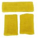 1x Band and 2x Bracelets Elastic for Sport - Yellow W6M9