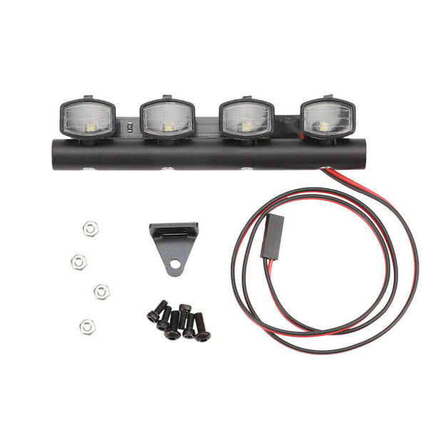 RC LED Light Bar Roof Lamp for 1/10 Traxxas Trx4 SCX10 D90 RC 4WD Crawler C M8C5