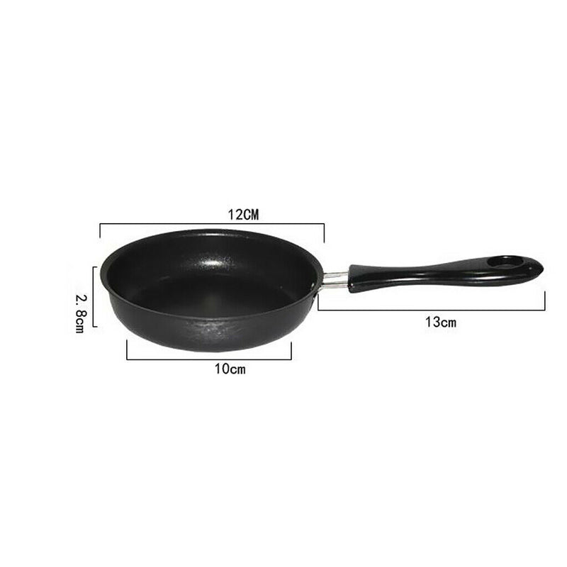 1 Set Mini Nonstick Egg Pan & Spatula Mini Frying Pan Iron Skillet Kitchen