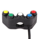 Universal 5 button Array Motorcycle Switches Race Bikes Motocross 22mm Hand P2H4