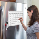 A3 Whiteboard Monthly Planner Magnetic Message Board Kitchen Daily Flexible