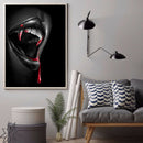 Diamond Painting Vampire Mouth Full Round Rhinestone Picture Set 30x40cm