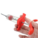 Marinade Flavour Injector Syringe Seasoning Sauce Turkey BBQ Meat w/ 5 Needles