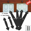 Decorative Garage Door Magnetic Handle and Hinge Carriage House Hardware Kit Top