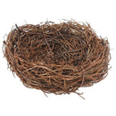 Handmade Vine Twig Bird Nest Home Nature Craft Holiday for Photo Garden Dec