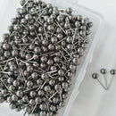 Map Tacks Push Pins, with 1/ 5 Inch Round Plastic Head and Steel Point, 400 W2B1
