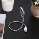 USB Portable Reading Lamp 3 LED Flexible Gooseneck Long Life Metal Lights