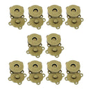 40pcs Brass Invisible Magnetic Button Clasp Snaps 14mm for Knitting Purses