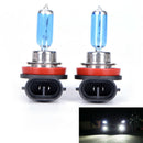 2Pcs H11 12V 55W Super Bright Ultra White Fog Halogen Bulb Car Head Light Lamp F