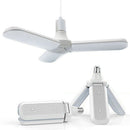 45W Led Bulb Smd2835 228Leds Super Bright Foldable Fan Blade Angle Adjustab