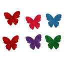 100pcs Butterfly Felt Shapes Clothing wedding for Craft Applique Cut DIY Se E1G5
