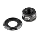 Bike Hub Screw Nut Bike Axle Screw MTB Flange Nut M10 Track Wheel Nut Black