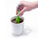 Healthy flavor silicone tea strainer mixer measurement Tea coffee filter te W4F6