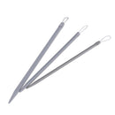 3pcs/set Nylon Wire Knitting Needles Yarn Sewing Needles Wool Thick Knitter n FT