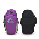 Sports Running Jogging Gym Armband Bag Case Cover Holder(purple) A