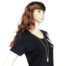 Golden Jesus Christian Prayer Pendant Alloy Hiphop Punk Chain Necklace for Women